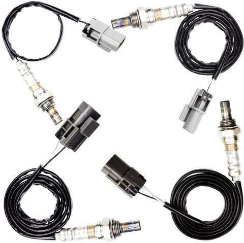 Oxygen Sensor O2 02 for Nissan Xterra 2000-2003 3.3L Frontier 1999 2000 2003 Upstream +Downstream 4pcs