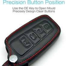 Compatible with fit for 2019 2018 2017 Toyota Camry/Camry Hybrid HYQ14FBC Leather Keyless Entry Remote Control Key Fob Cover Case Protector, Bonus: Silicone Case and Key Ring