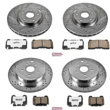 Power Stop K4490-26 Front & Rear Z26 Street Warrior Brake Kit Subaru
