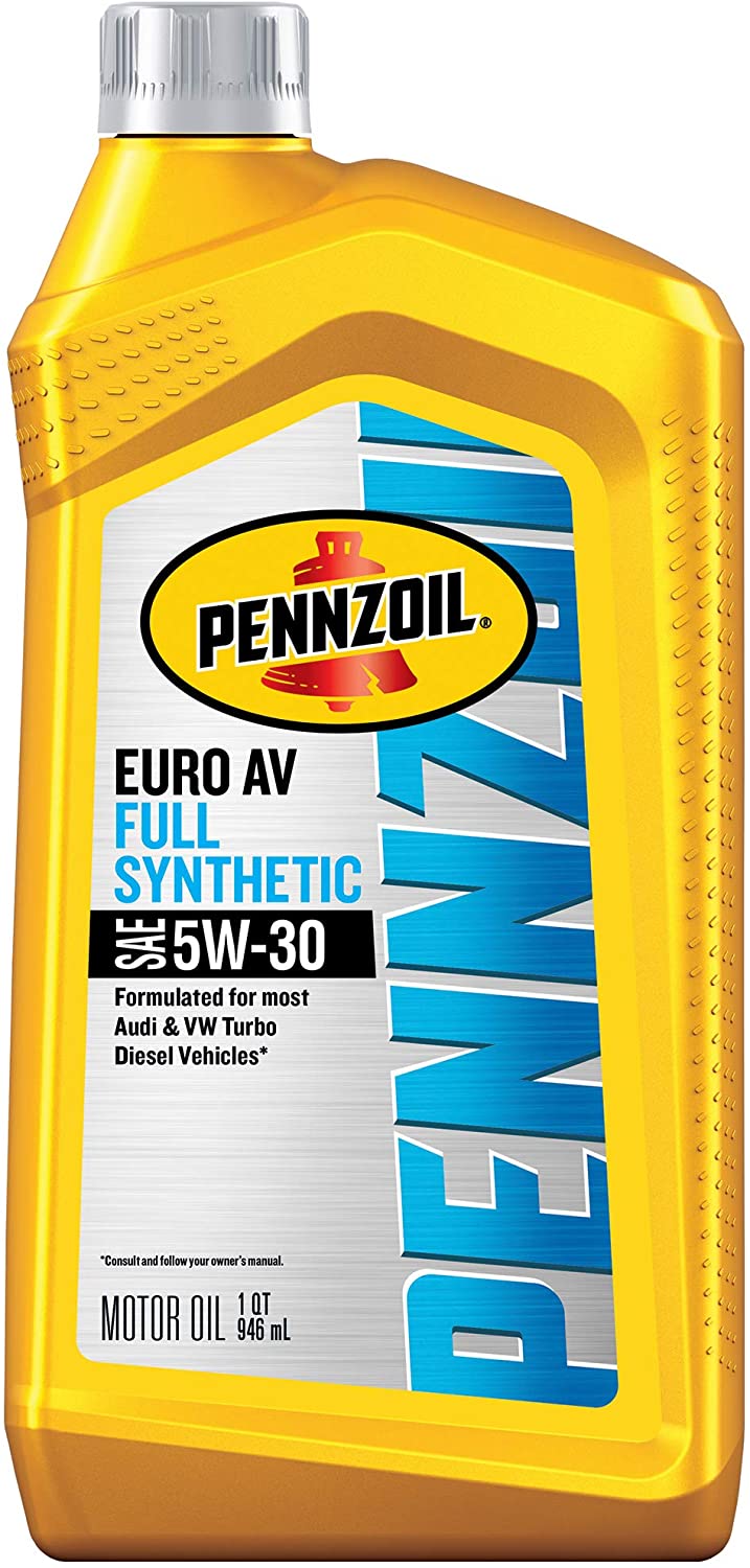 Pennzoil 550040835 Euro AV SAE 5W-30 Full Synthetic Motor Oil - 1 Quart,