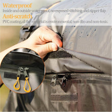 AUPERTO Rooftop Cargo Bag - 100% Waterproof 15 Cubic ft Roof Bag or Cars with Side Rails, Cross Bars or Rack