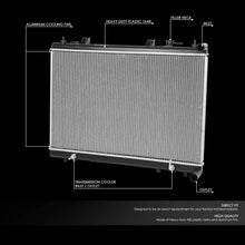 DNA Motoring OEM-RA-13348 13348 Factory Style Aluminum Cooling Radiator Replacement