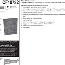 FRAM Fresh Breeze Cabin Air Filter Replacement for Car Passenger Compartment w/Arm and Hammer Baking Soda, Easy Install, CF8644A for Select Volkswagen and Audi Vehicles , white