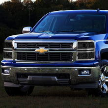 For Chevy Silverado 1500 Pair LED DRL+U Tube Bar Projector Headlight/Lamp Smoked/Clear
