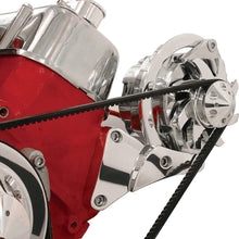 NEW BILLET SPECIALTIES BBC POLISHED ALTERNATOR & A/C COMPRESSOR BRACKETS, SIDE MOUNT, FOR BIG BLOCK CHEVY SHORT WATER PUMP
