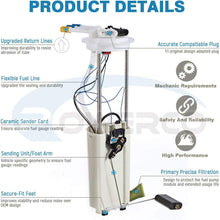 POWERCO MU1847 Fuel Pump Housing Assembly Replacement For GMC Sierra 1500 07-08 4.8L 5.3L 6.0L V8