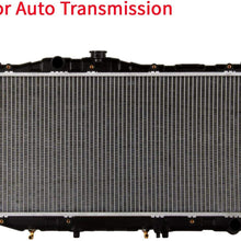 BreaAP Automatic AT Aluminum/Plastic Radiator 1 Row For 1987-1991 Toyota Camry 2.0L L4
