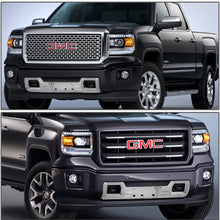 Replacement for GMC Sierra 1500 GMT K2XX ABS Plastic Denali Style Front Lower Bumper Grille (Chrome)