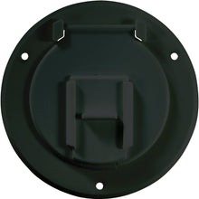 RV Designer B123, Round Electrical Cable Hatch, Basic, 4.3 inch Diameter, Black
