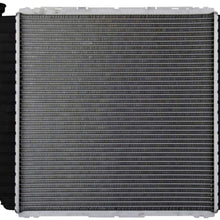 Puermto AT Plastic/Aluminum Radiator 1 Row For 1996-1997 Ford F-100 Ranger 2.3L 1995-1997 Ford Ranger 2.3L L4 with Oil Cooler