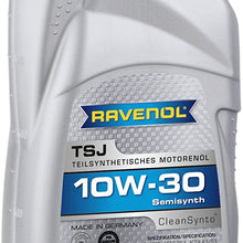 RAVENOL J1A1558 TSJ 10W-30 Semi-Synthetic Motor Oil - API SN/SM & ILSAC GF-5 (1 Liter)
