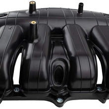 MYSMOT 615-568 Upper Intake Manifold Compatible with 2008-2009 Chevrolet Trailblazer GMC Envoy Isuzu Ascender Saab 9-7x【DOHC L6 4.2L ONLY】89060570