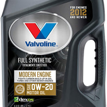 Valvoline Modern Engine SAE 0W-20 Full Synthetic Motor Oil 5 QT, Case of 3