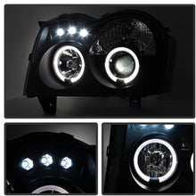 Spyder Auto 5078551 LED Halo Projector Headlights Black/Smoked