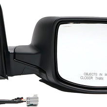Dorman 955-1705 Passenger Side Power Door Mirror - Heated / Folding for Select Honda Models, Black