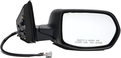 Dorman 955-1705 Passenger Side Power Door Mirror - Heated / Folding for Select Honda Models, Black