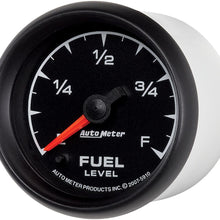 Auto Meter 5910 ES 2-1/16" Universal Stepper Full Sweep Electric Fuel Level Programmable Empty - Full Range Gauge