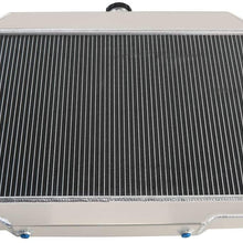 OzCoolingParts 72-86 Jeep CJ-Series Radiator - Designs Pro 3 Row Core Aluminum Racing Radiator for 1972-1986 73 74 75 76 77 78 79 80 81 82 83 84 85 Jeep CJ CJ5 CJ6 CJ7 Automotive Engine Radiator