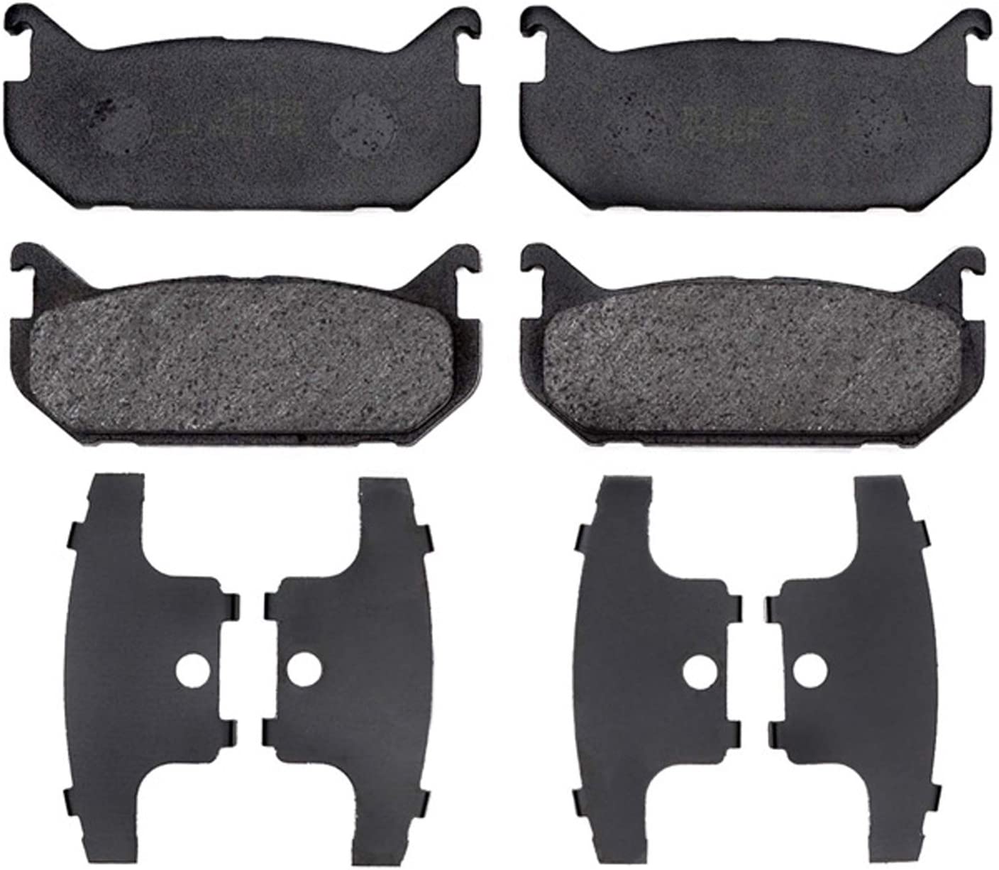 ACDelco 17D584 Professional Organic Rear Disc Brake Pad Set