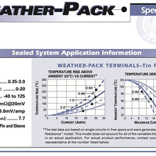 - Delphi Packard (4 Circuits,) Square Dual 2x2 Weatherpack, Waterproof, Terminal Kit 12 GA