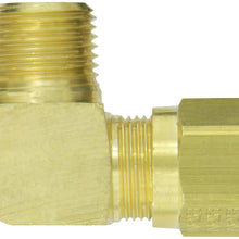 EATON Weatherhead 1469X10 Air Brake Tubing, 90 Degree Elbow, Male Elbow to Male Pipe Thread, 5/8" Tube OD, 1/2" Male Pipe Thread