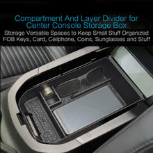 MECHCOS Compatible with fit for 2019 2020 Toyota RAV4 Center Console Organizer Armrest Secondary Storage Box Holder Container Divider Glove Pallet Tray