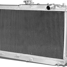 DNA Motoring RA-MM98-2 2-Row Full Aluminum Radiator