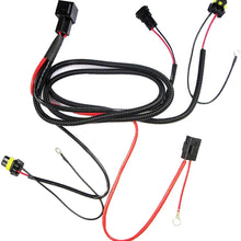 Xotic Tech H8 H11 880 Relay Wiring Harness for Xenon Lights Conversion Kit Add-On LED Fog Lamp DRL