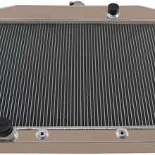 OzCoolingParts 4 Row Core All Aluminum Radiator for 1961-1964 62 63 Ford F100 F250 F350 Pickup Truck V8 Engine