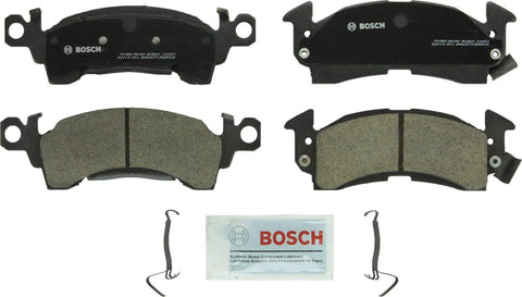 Bosch BC52S QuietCast Premium Ceramic Disc Brake Pad Set For Select 1968-96 Buick; 1967-96 Cadillac, Checker, 1968-02 Chevrolet, 1970-02 GMC, 1974-91 Jeep, 1967-92 Oldsmobile, 1969-89 Pontiac; Front