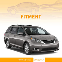 ALAVENTE Roof Rack Cross Bars Replacement for Toyota Sienna 2011-2018 Luggage Rails for Sienna 11-18 (w/ Top Side Rail)