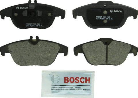 Bosch BC1341 QuietCast Premium Ceramic Disc Brake Pad Set For Select Mercedes-Benz C180, C200, C230, C250, C300, C350, E350, E400, E550, GLK250, GLK300, GLK350; Rear