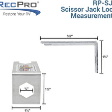 RecPro Sizzer Jack Nut Lock | Scissor Jack Stabilizer Lock | RV Scissor Jack Nut Lock