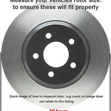 Detroit Axle - Pair (2) Front Disc Brake Kit Rotors w/Ceramic Pads w/Hardware & Brake Kit Cleaner & Fluid for 96-99 Ford Taurus SHO - [01-07 Taurus] - 01-05 Mercury Sable - [95-02 Lincoln Continental]