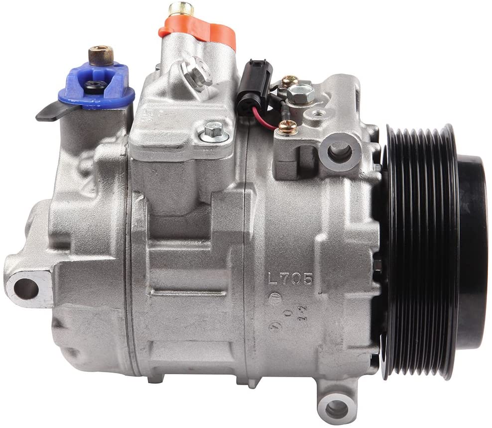 ECCPP A/C Compressor with Clutch Replacement for Mercedes-Benz C230 E350 Porsche 911 Boxster Cayman Panamera