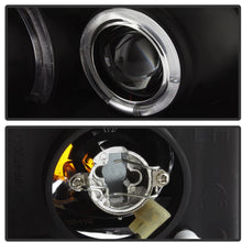 Spyder Auto 5010780 LED Halo Projector Headlights Black/Clear