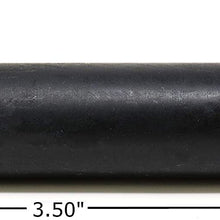 White Knight 3806BK-20AM Black Chrome M12x1.25 Spline Lug Nut with Key, 20 Pack