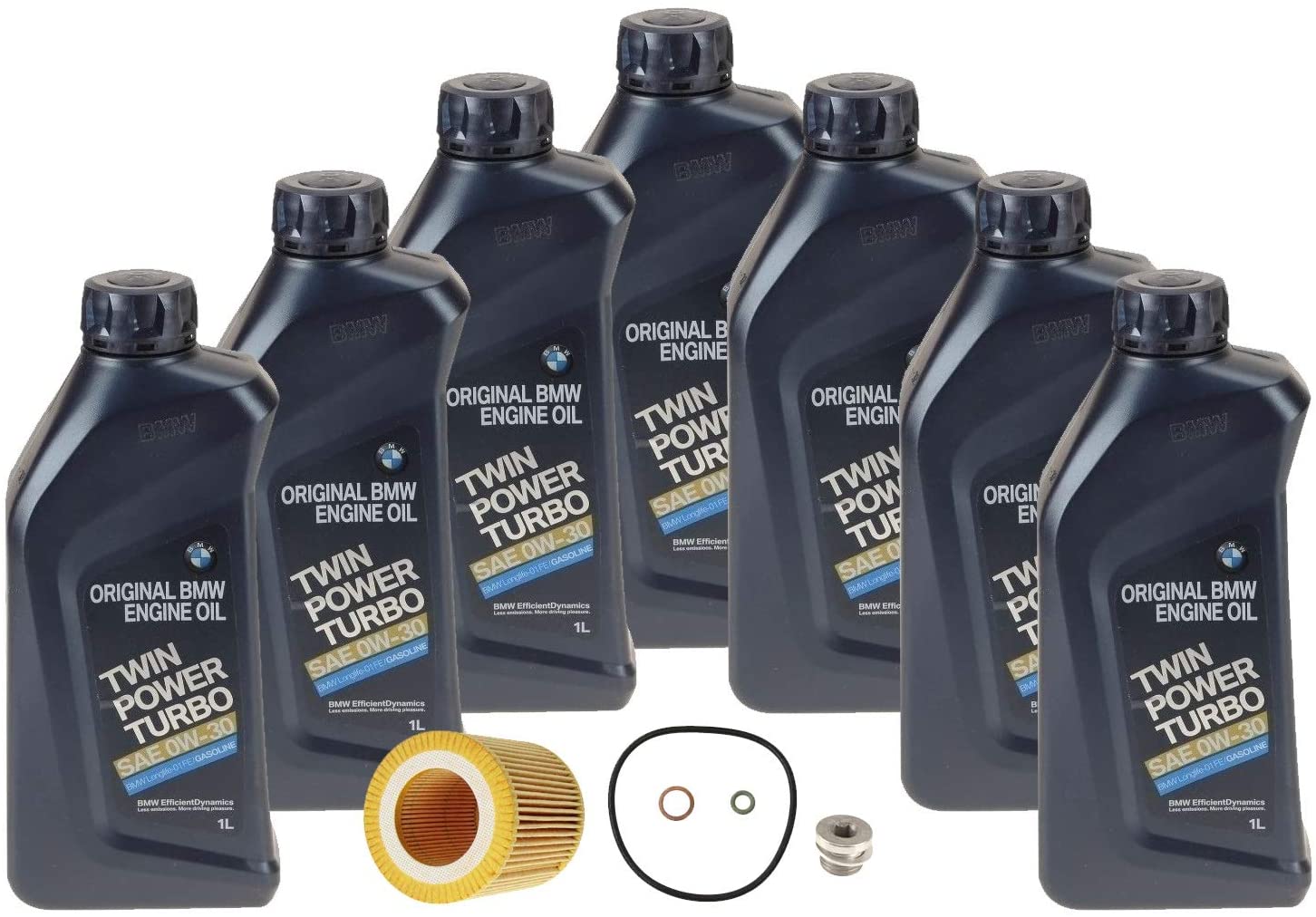 Genuine 0W-30 7 Liter Oil Change Kit For BMW F80 M3 F82 F83 M4 2015