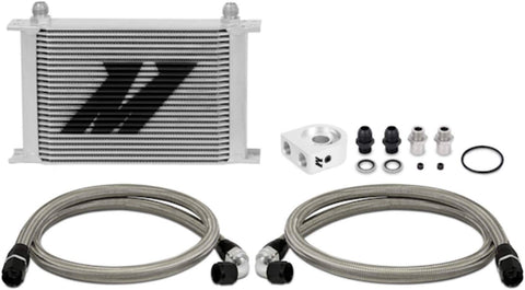 Mishimoto MMOC-UH Universal 25 Row Oil Cooler Kit, Silver