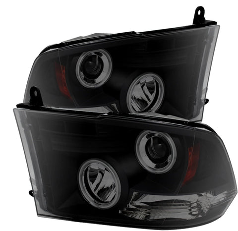 Spyder Auto 5078810 CCFL Halo Projector Headlights Black/Smoked