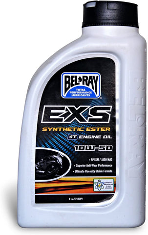 Bel-Ray 10W50 EXS Synthetic Superbike Motor Oil 1 Liter 99160-B1LW