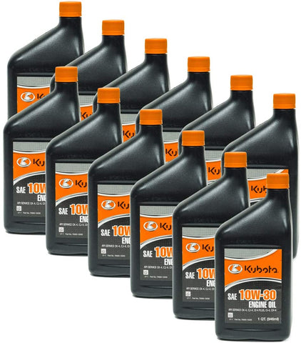 Kubota 12PK Genuine OEM SAE 10W-30 Engine Oil 70000-10200