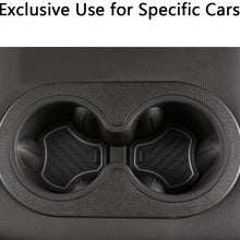 JIECHEN Anti dust Mats for Chevrolet Chevy Equinox 2018 2019 2020 Interior Accessories Custom Fit Door Pocket Liners Cup Holder Pads Console Mats 14-pcs Set (Carbon Fiber Pattern - White)