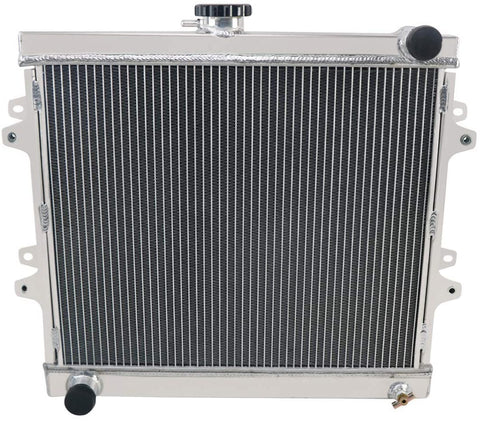 CoolingSky 3 Row All Aluminium Radiator for 1984-95 Toyota Pickup & 4Runner 2.4L MT - Direct Replacement