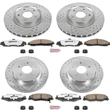Power Stop K1418-26 Front & Rear Z26 Street Warrior Brake Kit Cadillac Chevrolet