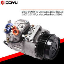 cciyu AC Compressor and A/C Clutch for Mercedes-Benz S550 5.5L 2007-2011 CO 11240C Auto Repair Compressors Assembly