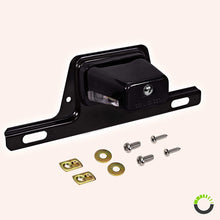 LED License Plate Light for Trailer [Bracket Mount] [DOT FMVSS 108] [SAE L] [Black-Finish] [Waterproof] [12V DC] License Tag Lights for UTV ATV Trailer Truck RV Boat