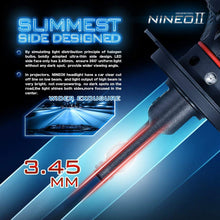 NINEO 9005 HB3 LED Headlight Bulbs - CREE Chips - 12000Lm 6500K Extremely Bright All-in-One Conversion Kit,360 Degree Adjustable Beam Angle