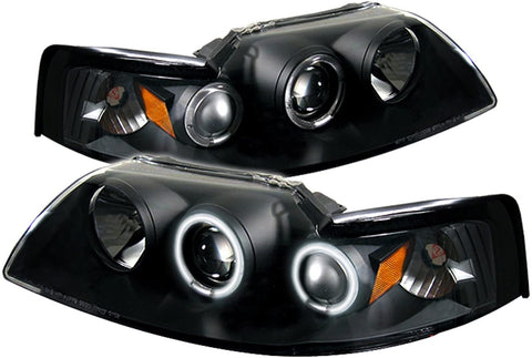 Spyder Auto 444-FM99-1PC-CCFL-BK Projector Headlight