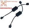 HIKARI PAIR LED Conversion Kit Headlight Canbus Error Free Anti Flickering Resistor Decoder - 9012/9005/9006